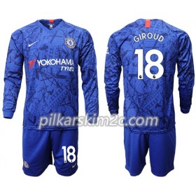 Koszulka Chelsea Giroud 18 Dziecięca Główna 2019-2020 - Koszulki Piłkarskie(L/S)